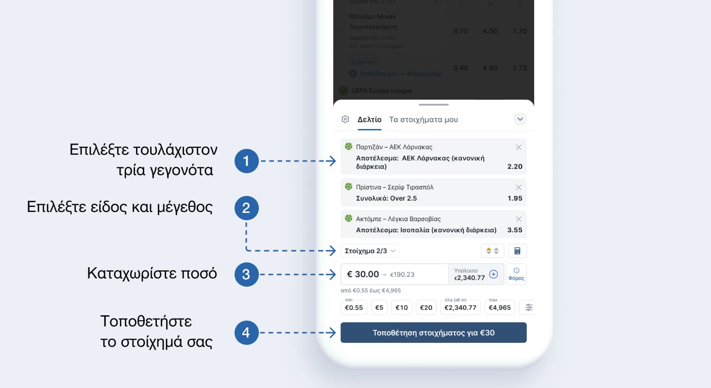 Συστήματα στην Fonbet